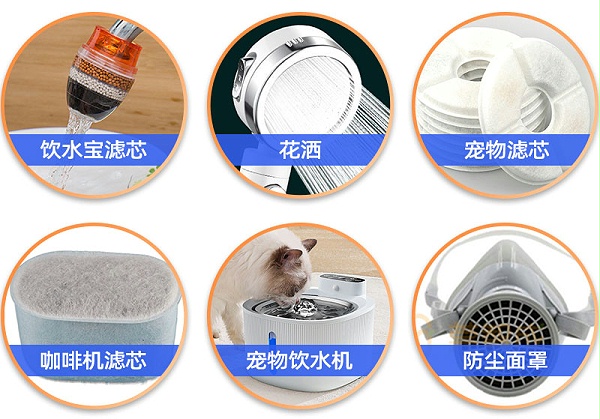 净水器pp过滤棉应用领域