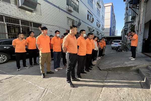 智成纤维消防演练